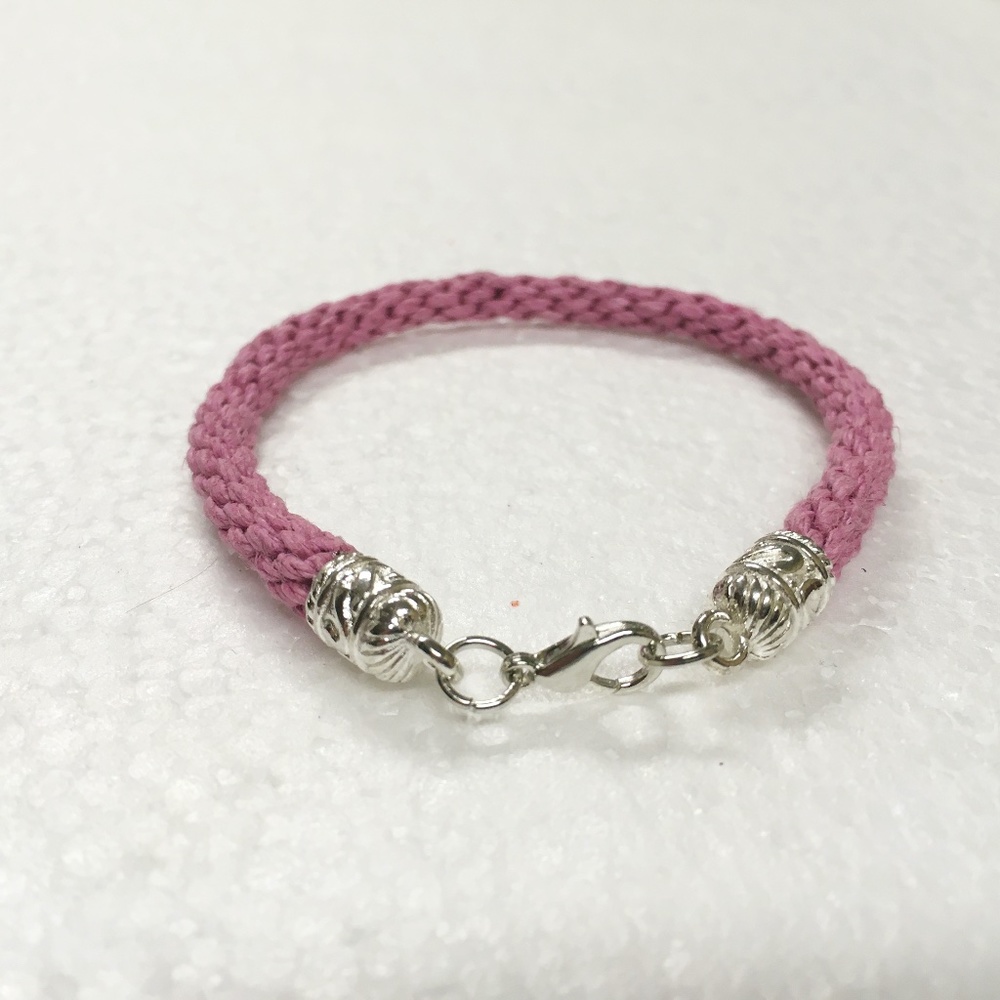 Kumihimo 100% Hemp Cord Round (5mm) Braided Bracelet - Unisex - Handcrafted